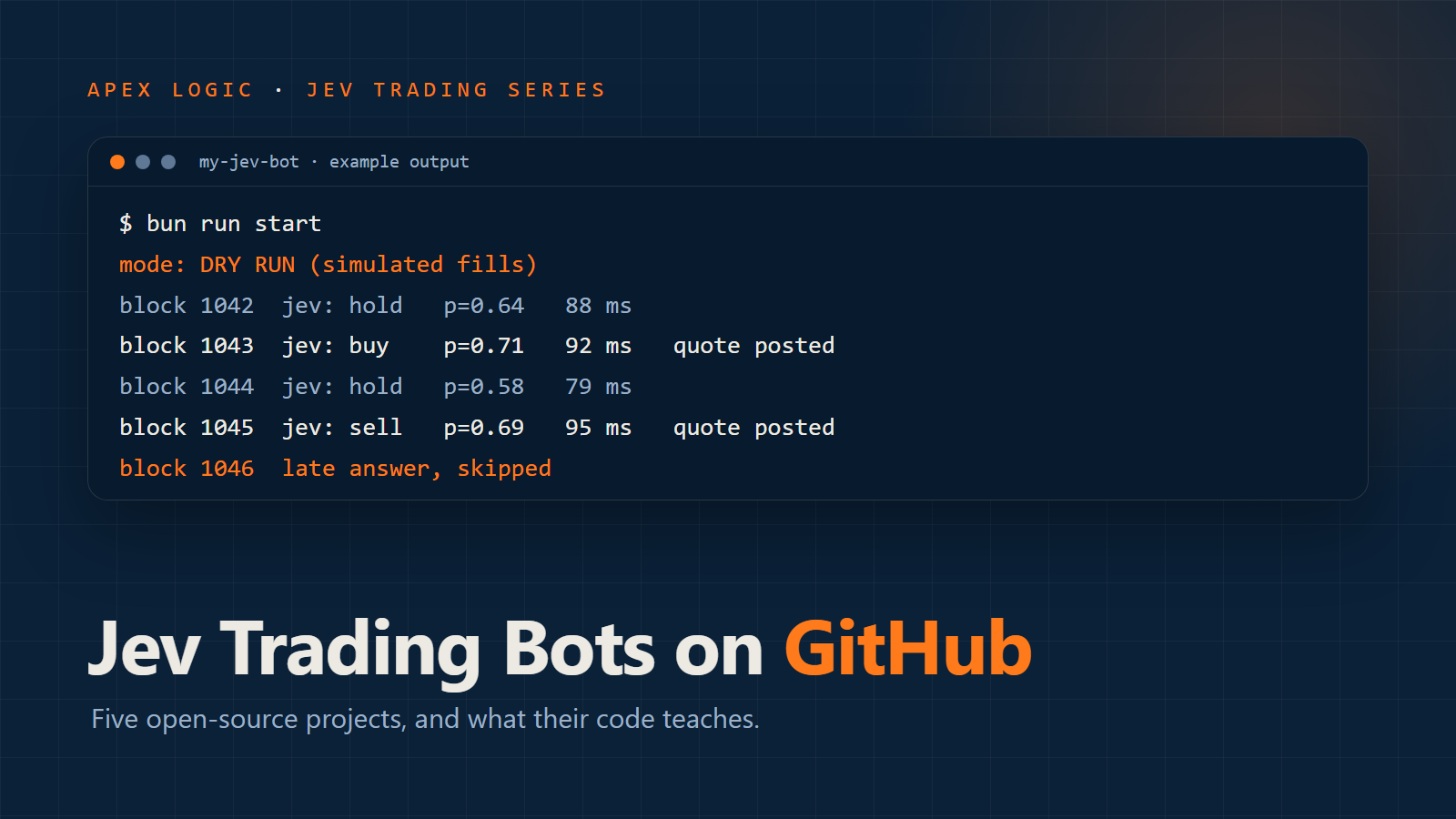 Jev Trading Bots on GitHub: 5 Open-Source Projects Explained